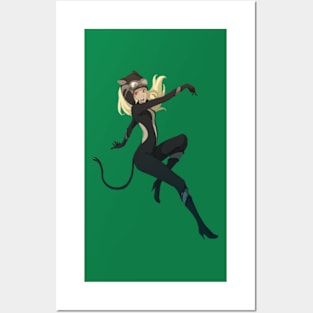 Gravity Rush - Spy Kat Destiny of Spirits Colab Posters and Art